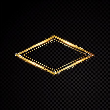 simsearch:400-09081846,k - Vector Las Vegas frame. Shining banner. Isolated on black transparent background Vector illustration Stock Photo - Budget Royalty-Free & Subscription, Code: 400-09108278
