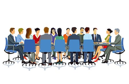 people meeting image background - Meeting and discussion in the group Stock Photo - Budget Royalty-Free & Subscription, Code: 400-09108693