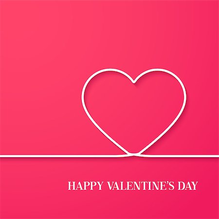 simsearch:400-08625440,k - Happy Valentines Day card. Vector illustration. Stock Photo - Budget Royalty-Free & Subscription, Code: 400-09108711