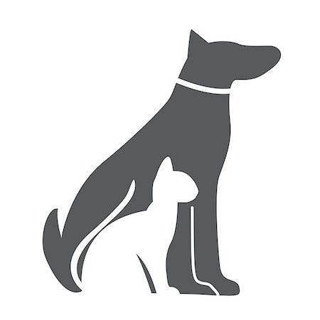 simsearch:400-08346248,k - Pet , Dog and Cat Icon. Material for Design. Vector Illustration EPS10 Fotografie stock - Microstock e Abbonamento, Codice: 400-09108957