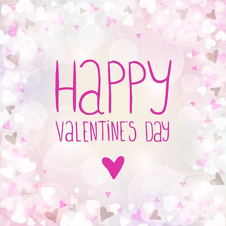 Vector pink background for Valentines day. You can use for greeting cards, posters and design projects. Photographie de stock - Aubaine LD & Abonnement, Code: 400-09109194