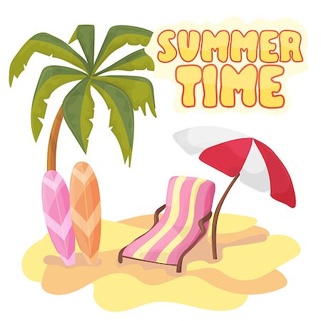 Summer time background banner design template and sign season elements beach Stockbilder - Microstock & Abonnement, Bildnummer: 400-09114024