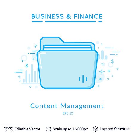 Simple design for business financial topic. Vector template easy to edit. Stock Photo - Budget Royalty-Free & Subscription, Code: 400-09114259