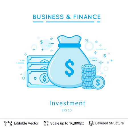 Simple design for business financial topic. Vector template easy to edit. Stock Photo - Budget Royalty-Free & Subscription, Code: 400-09114272