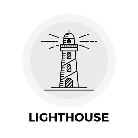 simsearch:400-04900592,k - Lighthouse Icon Vector. Lighthouse Icon Flat. Lighthouse Icon Image. Lighthouse Icon Object. Lighthouse Line icon. Lighthouse Icon Graphic. Lighthouse Icon JPEG. Lighthouse JPG. Lighthouse Icon EPS Photographie de stock - Aubaine LD & Abonnement, Code: 400-09114295