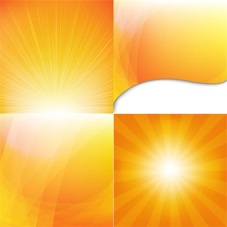 Orange Dynamic Backgrounds Set With Gradient Mesh, Vector Illustration Foto de stock - Royalty-Free Super Valor e Assinatura, Número: 400-09116535