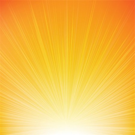 Sunburst Orange Background With Gradient Mesh, Vector Illustration Foto de stock - Royalty-Free Super Valor e Assinatura, Número: 400-09116539