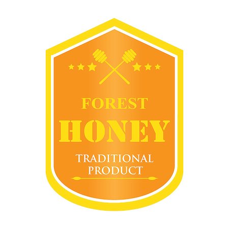 simsearch:400-09114224,k - set of labels and logos for honey products Stock Photo - Budget Royalty-Free & Subscription, Code: 400-09116681