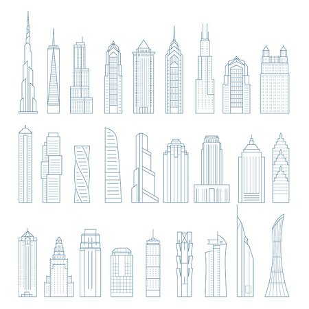 Modern megalopolis skyscrapers and buildings - towers and landmarks Photographie de stock - Aubaine LD & Abonnement, Code: 400-09116768