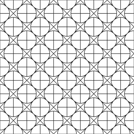 Simple seamless geometric pattern - vector grid background. Stock Photo - Budget Royalty-Free & Subscription, Code: 400-09116774