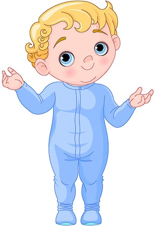 simsearch:400-08935822,k - Illustration of cute creeping baby Stock Photo - Budget Royalty-Free & Subscription, Code: 400-09117237