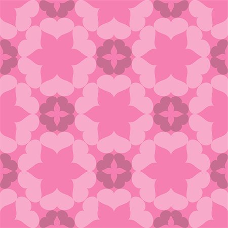 simsearch:400-07746428,k - Seamless abstract art pink pattern. Vector illustration Foto de stock - Super Valor sin royalties y Suscripción, Código: 400-09117701