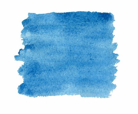 simsearch:400-04862178,k - Abstract blue watercolor paintbrush texture as background. Photographie de stock - Aubaine LD & Abonnement, Code: 400-09117790