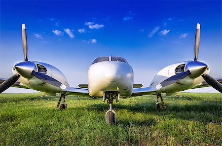 sports plane against a blue sky Stock Photo - Budget Royalty-Free & Subscription, Code: 400-09119578