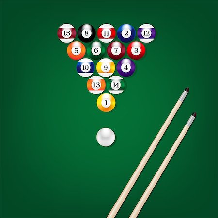 simsearch:400-08160849,k - Billiard Balls Poster Gradient Mesh, Vector Illustration Foto de stock - Super Valor sin royalties y Suscripción, Código: 400-09119647