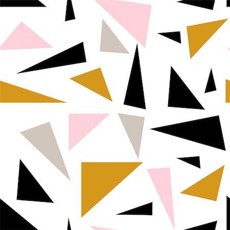 Pattern of different colored triangles Photographie de stock - Aubaine LD & Abonnement, Code: 400-09119771