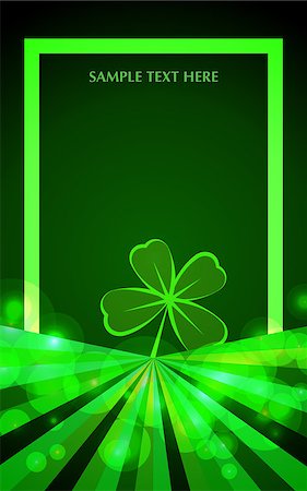 simsearch:400-08039008,k - Saint Patrick s Day backgound. Vector illustration for spring design with ireland simbol clever Photographie de stock - Aubaine LD & Abonnement, Code: 400-09110376
