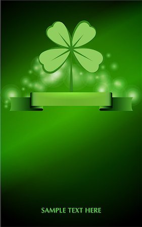 simsearch:400-08039008,k - Saint Patrick s Day backgound. Vector illustration for spring design with ireland simbol clever Photographie de stock - Aubaine LD & Abonnement, Code: 400-09110378