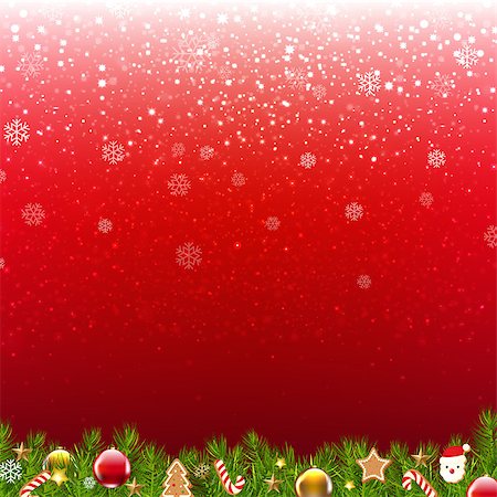 Xmas Poster Card With Gradient Mesh, Vector Illustration Stock Photo - Budget Royalty-Free & Subscription, Code: 400-09112369