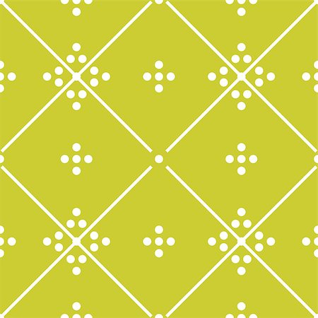 Tile green decorative floor tiles vector pattern Stock Photo - Budget Royalty-Free & Subscription, Code: 400-09112515