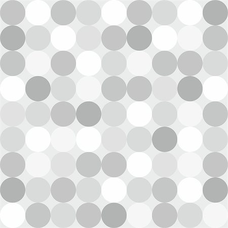 simsearch:400-07428310,k - Tile vector pattern with big white, grey and black polka dots on grey background Stock Photo - Budget Royalty-Free & Subscription, Code: 400-09112834