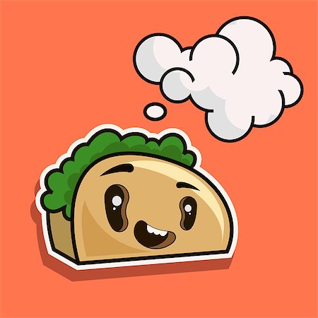 frustrated cartoon face - Cute toast bread cartoon character isolated on white background vector illustration. Funny positive and friendly bakery pastry emoticon face icon with speech bubble Stock Photo - Budget Royalty-Free & Subscription, Code: 400-09113035