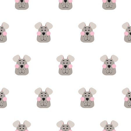 simsearch:400-08750179,k - Cute dog seamless pattern cartoon design vector. Boy clothing textile design. Stock Photo - Budget Royalty-Free & Subscription, Code: 400-09113428