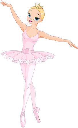 simsearch:400-08496646,k - Illustration of beautiful ballerina during dance Stockbilder - Microstock & Abonnement, Bildnummer: 400-09113463