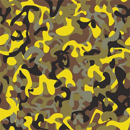 Abstract seamless camouflage patternfor army, hunting and other use. Vector illustration Stock Photo - Budget Royalty-Free & Subscription, Code: 400-09113833