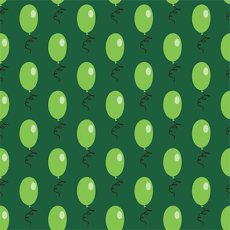 simsearch:400-08499180,k - Green air balloons seamless pattern background. Vector illustration Fotografie stock - Microstock e Abbonamento, Codice: 400-09120034