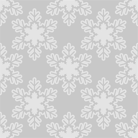 simsearch:400-08814672,k - Seamless pattern with snowflakes gray white. Vector Illustration Stock Photo - Budget Royalty-Free & Subscription, Code: 400-09120548