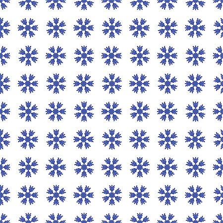 Seamless pattern with snowflakes on white background. Vector Illustration Foto de stock - Royalty-Free Super Valor e Assinatura, Número: 400-09120809