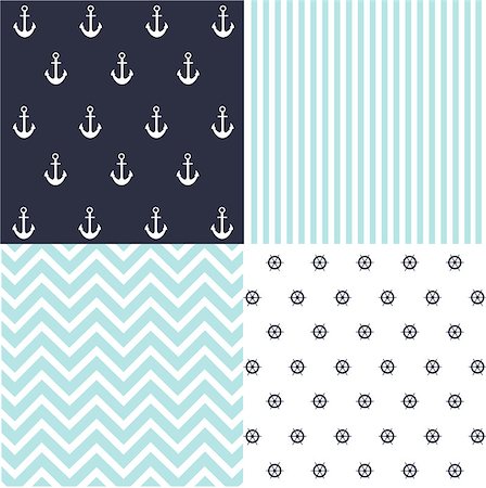 Cute set of Baby Boy seamless patterns with fabric textures Stock Photo - Budget Royalty-Free & Subscription, Code: 400-09121022