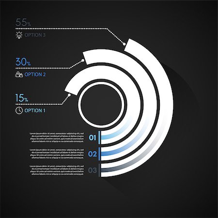 simsearch:400-06912217,k - Visualization of business data. The diagram of the process. Abstract elements of the graph, a diagram with 5 steps, options, parts or processes. Vector business template for presentation. Stock Photo - Budget Royalty-Free & Subscription, Code: 400-09134110