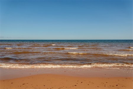 Cavendish Beach in Prince Edward Island National Park (Prince Edward Island, Canada) Fotografie stock - Microstock e Abbonamento, Codice: 400-09136358