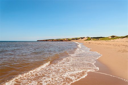 Cavendish Beach in Prince Edward Island National Park (Prince Edward Island, Canada) Fotografie stock - Microstock e Abbonamento, Codice: 400-09136369