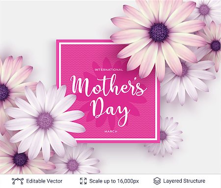 simsearch:400-09113728,k - Beautiful flowers and greeting text. Vector background. Photographie de stock - Aubaine LD & Abonnement, Code: 400-09137279