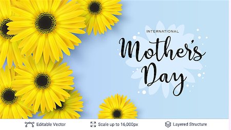 simsearch:400-09113728,k - Beautiful flowers and greeting text. Vector background. Photographie de stock - Aubaine LD & Abonnement, Code: 400-09137282