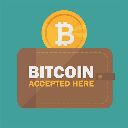 Bitcoin accepted sticker icon banner with text bitcoind accepted here and wallet - Vector illustration EPS-10 Foto de stock - Super Valor sin royalties y Suscripción, Código: 400-09137992