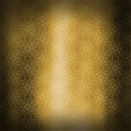 Gold metallic texture background with decorative pattern design Stock Photo - Budget Royalty-Free & Subscription, Code: 400-09138344