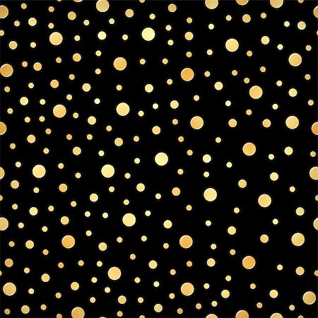 Classic dotted seamless gold pattern. Polka dot ornate Stock Photo - Budget Royalty-Free & Subscription, Code: 400-09133325
