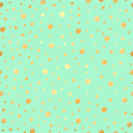 Classic dotted seamless gold pattern. Polka dot ornate Stock Photo - Budget Royalty-Free & Subscription, Code: 400-09133326