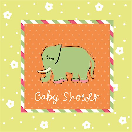 simsearch:400-09133678,k - Baby Shower invitation card Stock Photo - Budget Royalty-Free & Subscription, Code: 400-09133674