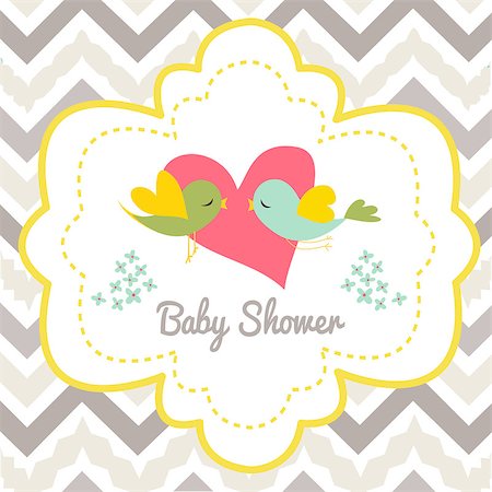 simsearch:400-09133678,k - Baby Shower invitation card Stock Photo - Budget Royalty-Free & Subscription, Code: 400-09133675