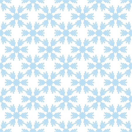 Seamless pattern with snowflakes on white background. Vector Illustration Foto de stock - Royalty-Free Super Valor e Assinatura, Número: 400-09133924