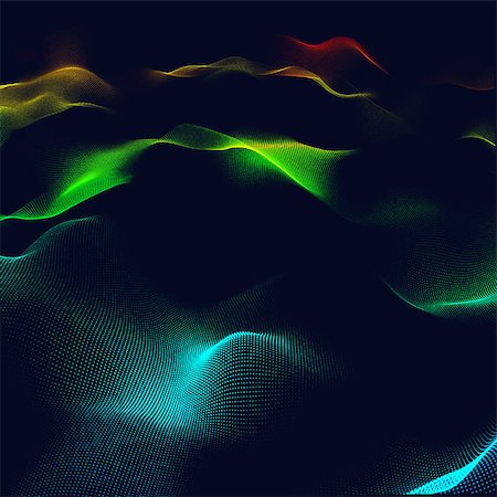 simsearch:400-08492092,k - Abstract particles explosion background. Fractal waves digital area. Magic holiday illumination. Can use it for brand style design Fotografie stock - Microstock e Abbonamento, Codice: 400-09140412