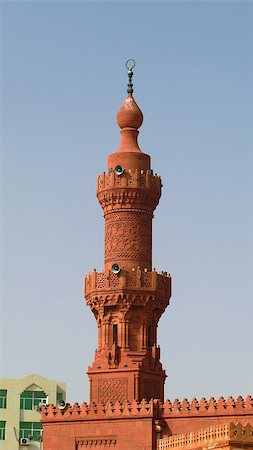exterior design of mosque - Exterior view to Great Masjid Minaret at Khartoum, Soudan Stock Photo - Budget Royalty-Free & Subscription, Code: 400-09140867
