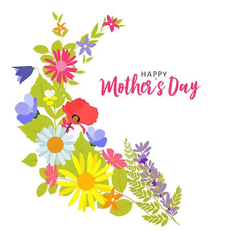 simsearch:400-09113728,k - Happy Mother's day greeting card with background. Vector Illustration EPS10 Photographie de stock - Aubaine LD & Abonnement, Code: 400-09141607