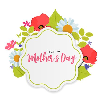 simsearch:400-09114178,k - Happy Mother's day greeting card with background. Vector Illustration EPS10 Photographie de stock - Aubaine LD & Abonnement, Code: 400-09141608