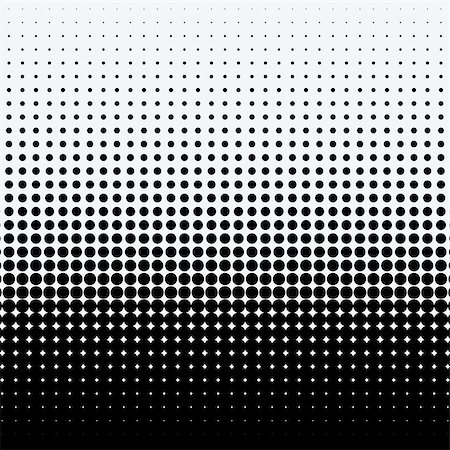 simsearch:400-08672921,k - Halftone dots on white background. Vector illustration. Graphic resources halftone black white Stock Photo - Budget Royalty-Free & Subscription, Code: 400-09141817